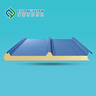গুণ  Energy Savings PU Sandwich Roof Panel Sandwich Panel Polyurethane 200mm কারখানা