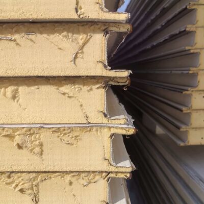 গুণমান  Smart White Mushroom Cultivation Container/Smart Shelter with auto setted/PU sandwich panels কারখানা