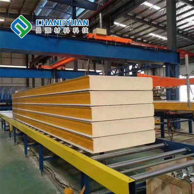 ইকো ফ্রেন্ডলি কোল্ড রুম PU প্যানেল B1/B2 ফায়ার প্রুফ ইনসুলেশন