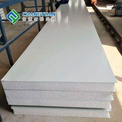 PVC/SMP/PVF পৃষ্ঠের ছাদের জন্য 50mm-200mm স্যান্ডউইচ শীট