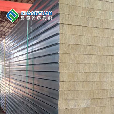 1000mm-1500mm প্রস্থ নিরোধক স্যান্ডউইচ প্যানেল ফায়ার রেটেড স্যান্ডউইচ প্যানেল