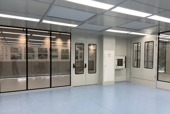 ক্লিনরুমের ওয়াল প্যানেল উপাদান দ্রুত স্থাপনযোগ্য প্রকার