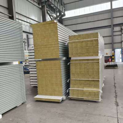 সুন্দর চেহারা সহ শব্দ শোষণকারী এবং শব্দরোধী রক উল ক্লিনরুম ওয়াল প্যানেল