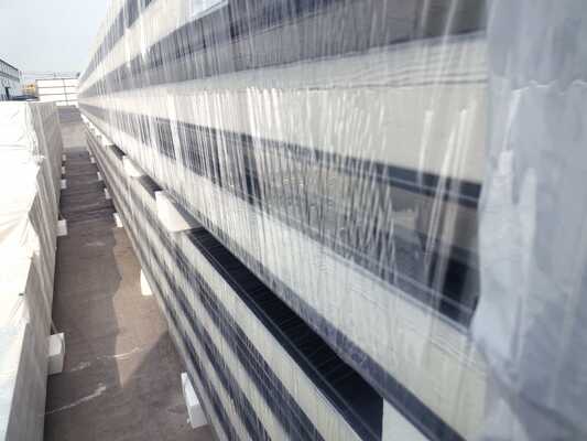 শিল্প ভবনের জন্য উচ্চতর শব্দ এবং তাপ নিরোধক সহ ক্ষয় প্রতিরোধী পিআইআর ছাদ প্যানেল